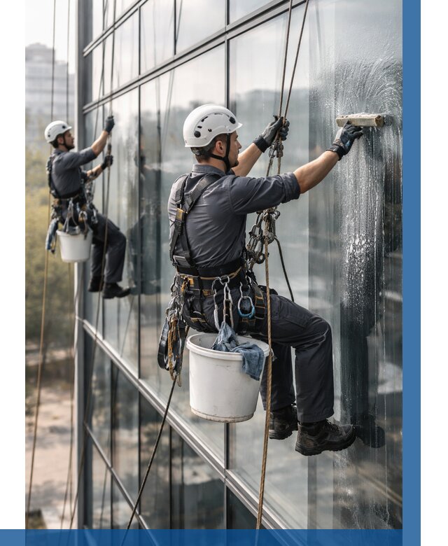 Мойка сплошного остекления в Алексине, заказать от 330 р.| ВЫСОТНИК-Лкс