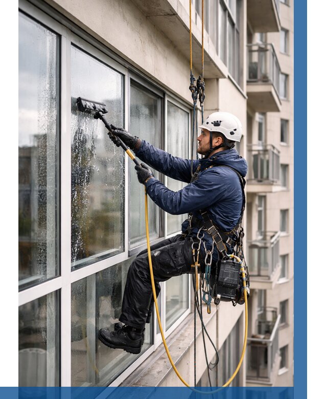 Мойка балконного остекления в Алексине от 3846 р. | ВЫСОТНИК-Лкс