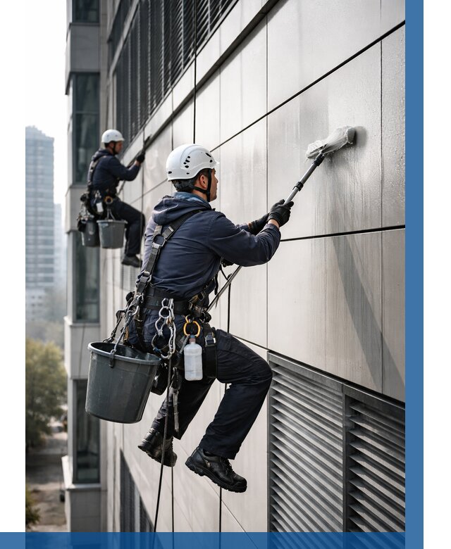 Мойка вентилируемого фасада в Алексине от 275 р. | ВЫСОТНИК-Лкс