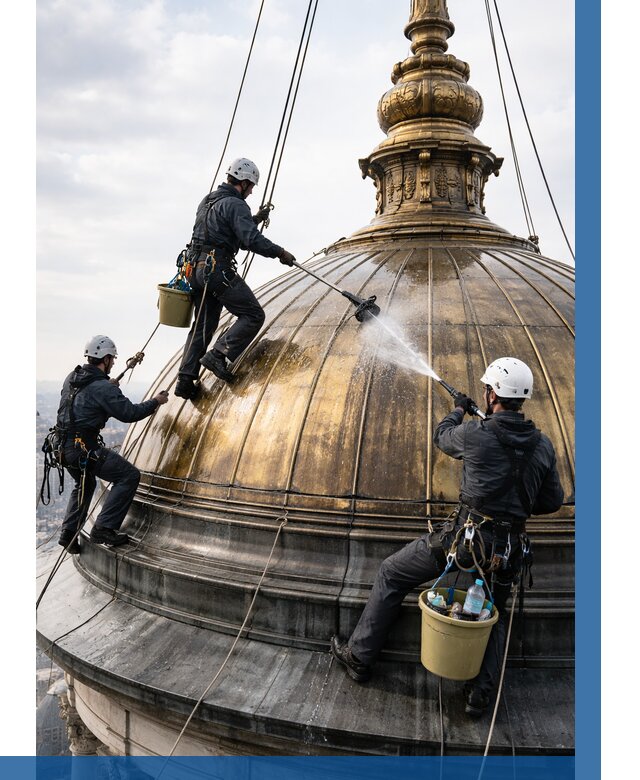 Мойка куполов и шпилей в Алексине от 8790 р. - заказать | ВЫСОТНИК-Лкс