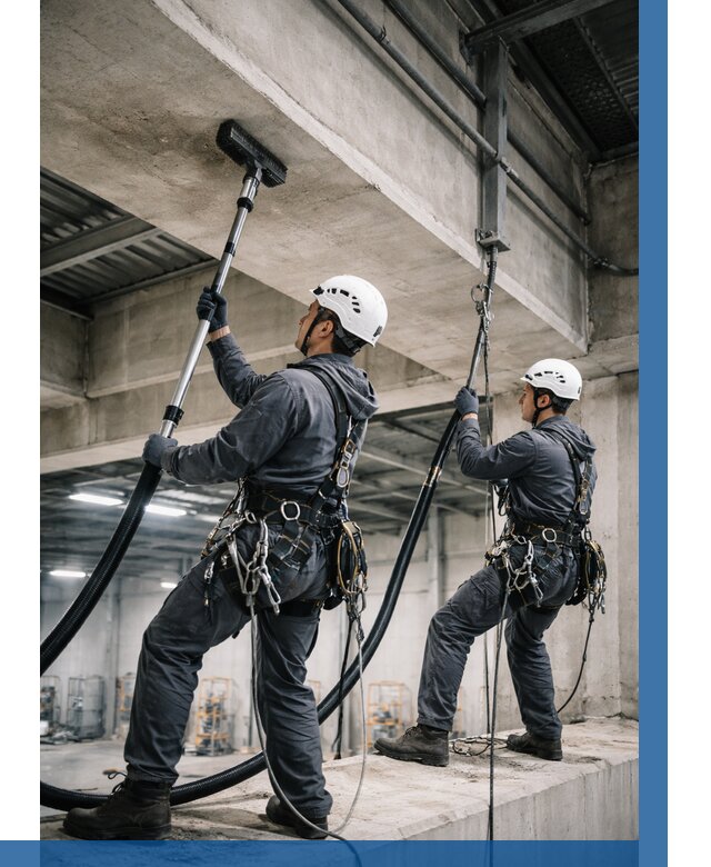 Обеспыливание потолочных конструкций в Алексине от 275 р. |ВЫСОТНИК-Лкс