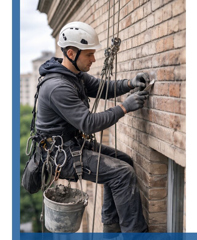 Качественный ремонт кирпичной кладки фасада в Алексине с гарантией