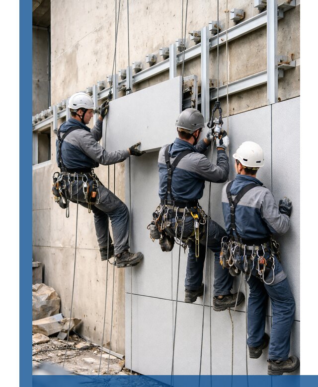 Монтаж вентилируемого фасада в Алексине под ключ с гарантией качества