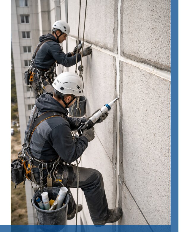 Герметизация межпанельных швов в Алексине от 769 р. | ВЫСОТНИК-Лкс