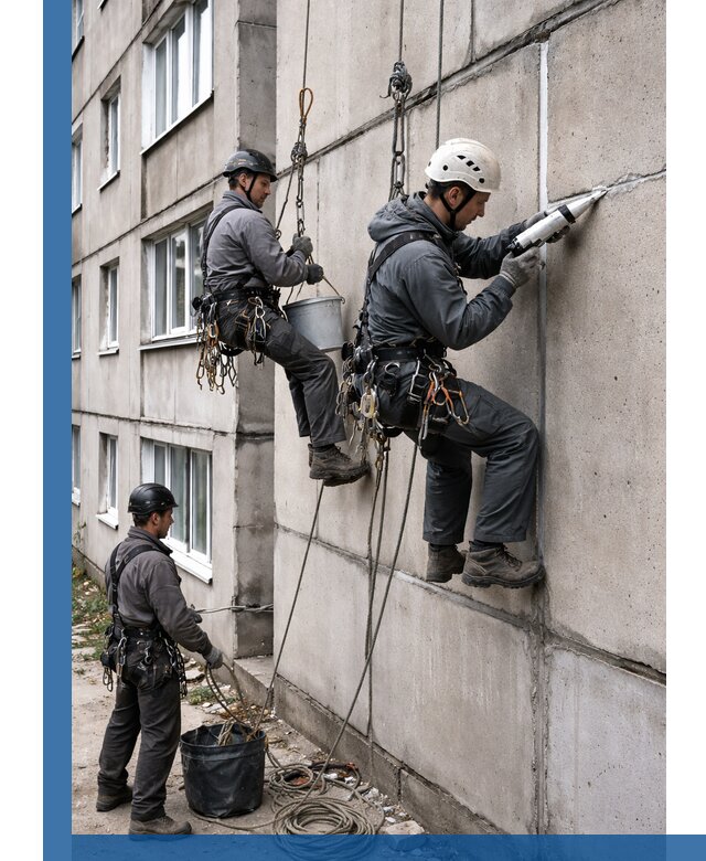 Герметизация межпанельных швов в Алексине с гарантией герметичности