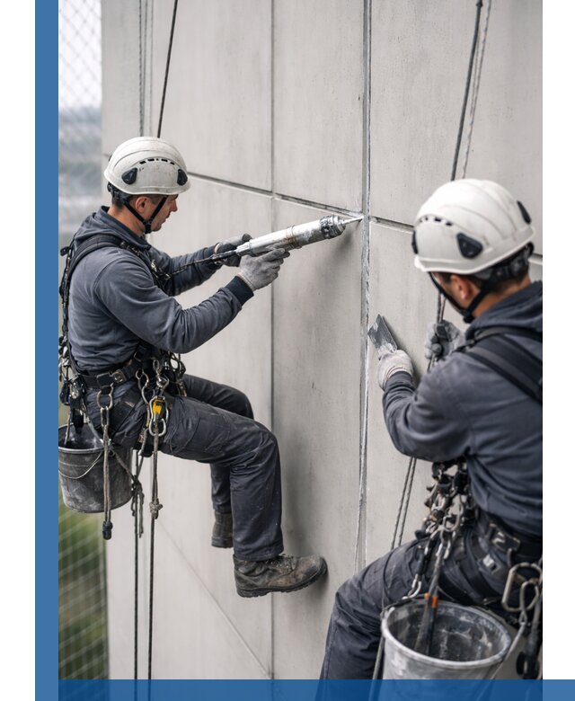 Первичная герметизация швов фасадов и кровель в Алексине