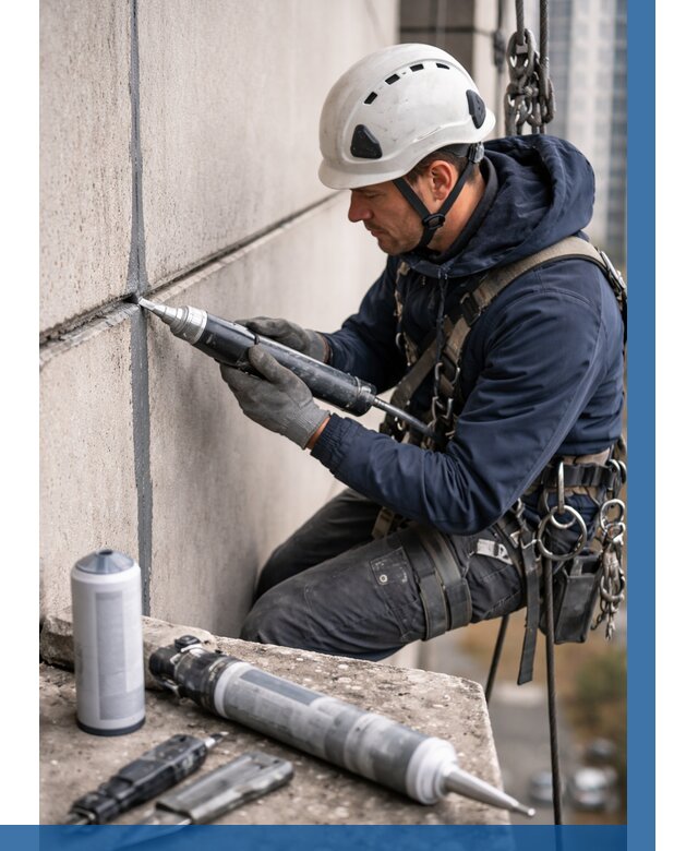 Вторичная герметизация швов в Алексине от 494 р. | ВЫСОТНИК-Лкс