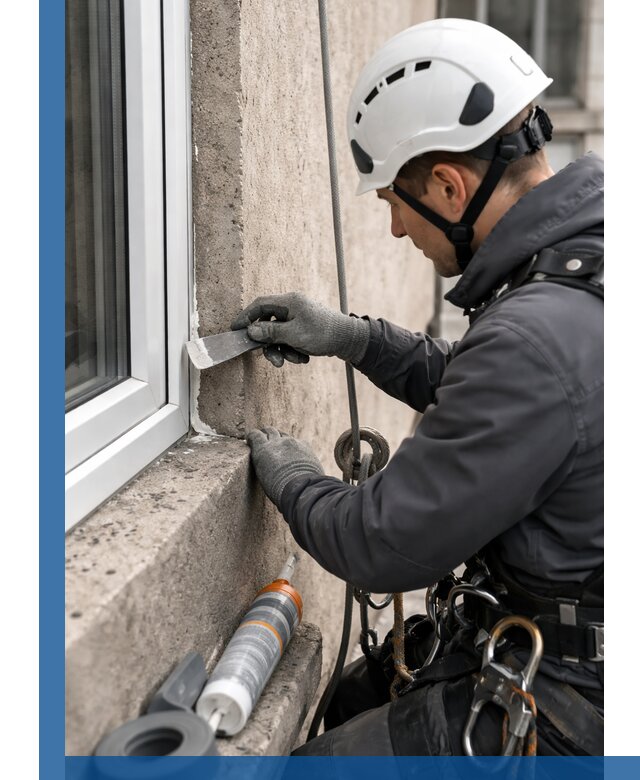 Герметизация монтажных швов окон в Алексине с гарантией качества