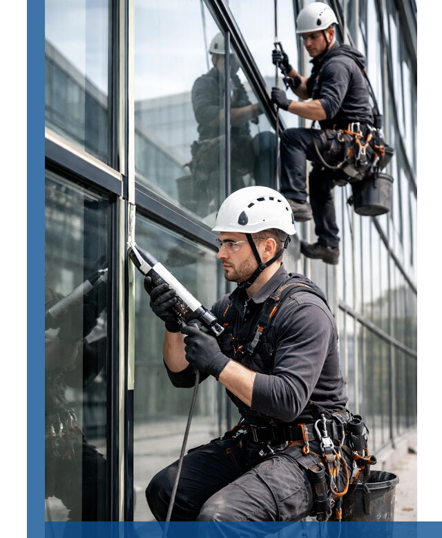 Герметизация витражных швов в Алексине для зданий и фасадов