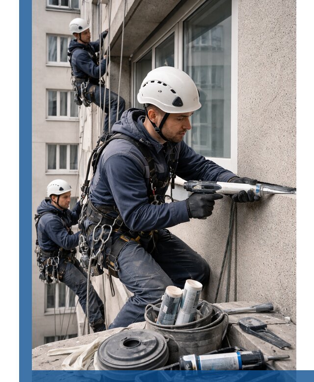 Герметизация швов лоджии в Алексине профессионально и надежно