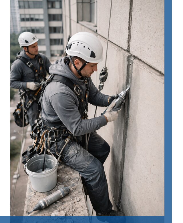 Ремонт деформационных швов здания в Алексине от 1099 р. | ВЫСОТНИК-Лкс