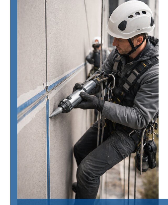 Герметизация стыков фасадных панелей в Алексине качественно и быстро