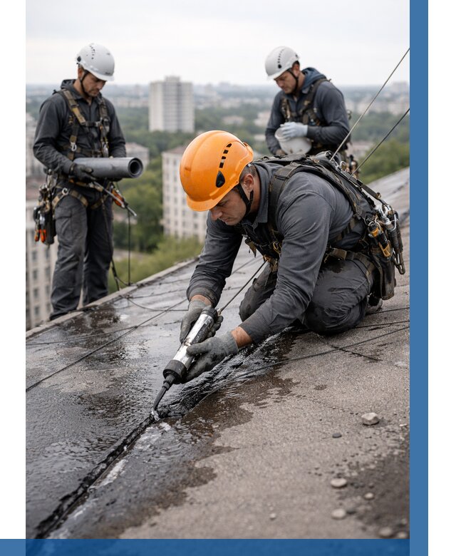 Устранение протечек кровли в Алексине от 13186 р. | ВЫСОТНИК-Лкс