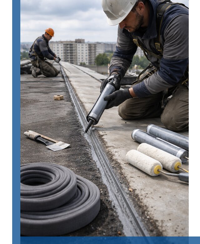 Герметизация швов кровли в Алексине с гарантией герметичности