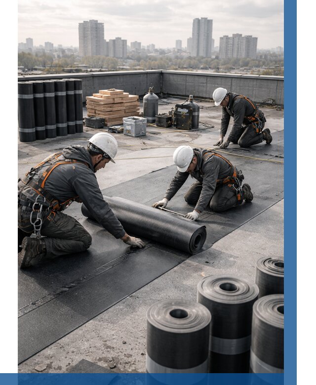 Монтаж мягкой кровли под ключ в Алексине от 494 р. | ВЫСОТНИК-Лкс