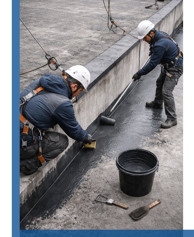 Гидроизоляция кровли жидкой резиной профессионально в Алексине