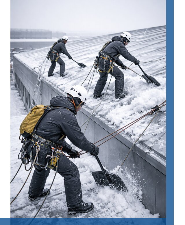 Очистка навесов от снега в Алексине от 4945 р. | ВЫСОТНИК-Лкс