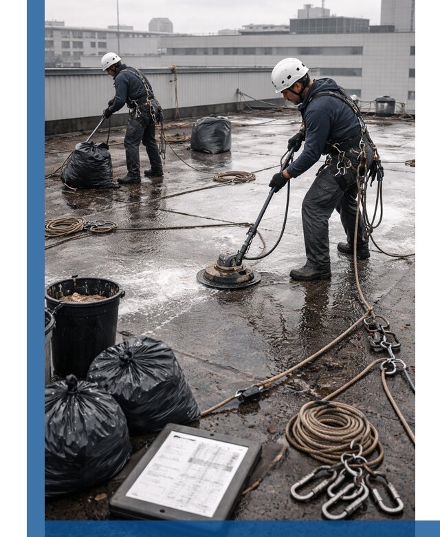 Плановая очистка кровли по графику в Алексине для безопасности