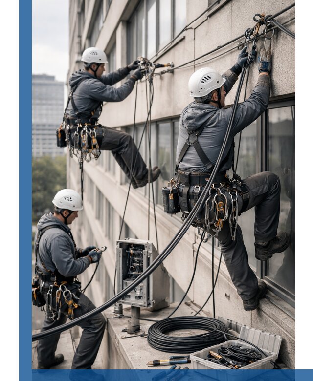 Прокладка оптоволоконного кабеля в Алексине под ключ с тестированием