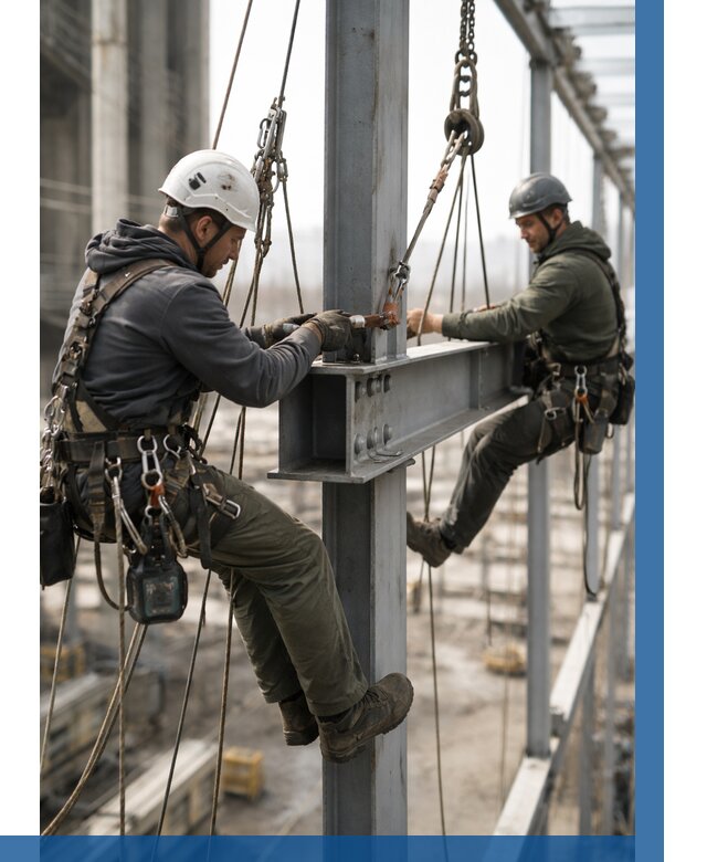 Монтаж металлоконструкций на высоте в Алексине от 3846 р. | ВЫСОТНИК-Лкс