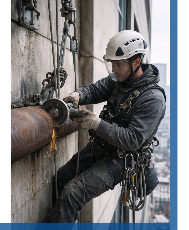 Резка металла на высоте в Алексине по цене от 4945 р. | ВЫСОТНИК-Лкс