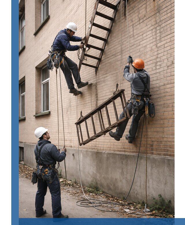 Демонтаж пожарной лестницы в Алексине быстро и безопасно