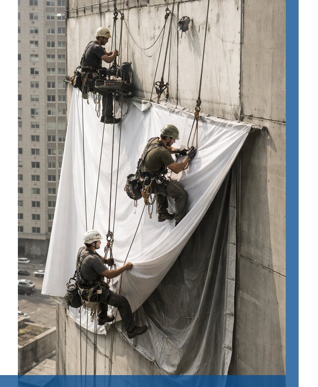 Замена баннерного полотна в Алексине от 7142 р. | ВЫСОТНИК-Лкс—заказать