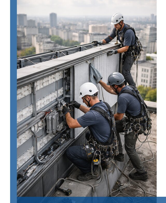 Профессиональное обслуживание крышной рекламы в Алексине под ключ