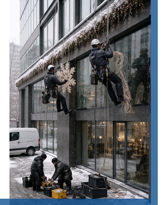 Демонтаж новогоднего оформления в Алексине от 6043 р. | ВЫСОТНИК-Лкс