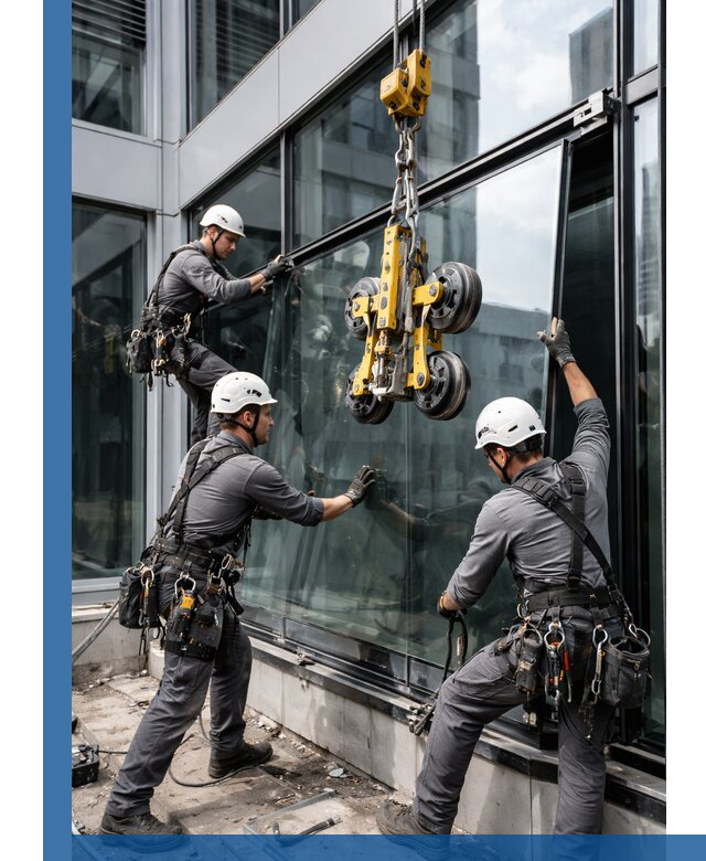 Структурное остекление фасадов в Алексине монтаж и обслуживание