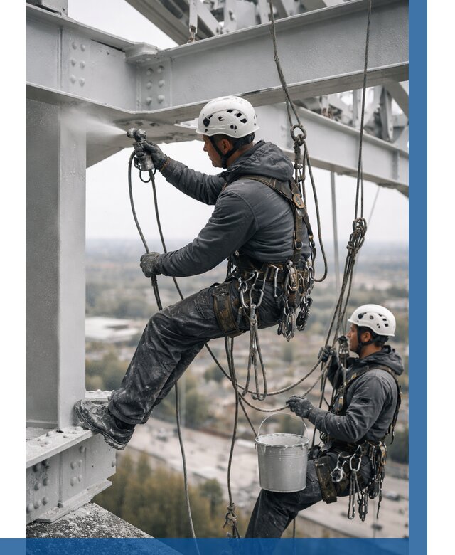 Покраска металлоконструкций на высоте в Алексине 385 р |ВЫСОТНИК-Лкс