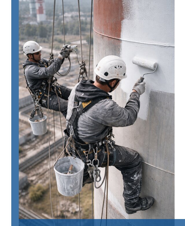 Покраска дымовых труб в Алексине: антикоррозийная защита и восстановление