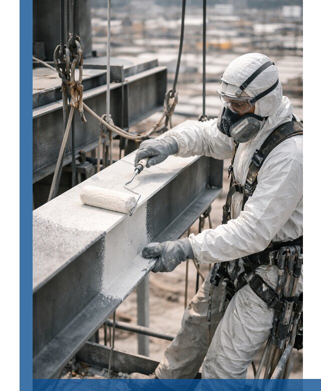 Профессиональная огнезащитная обработка металлоконструкций в Алексине