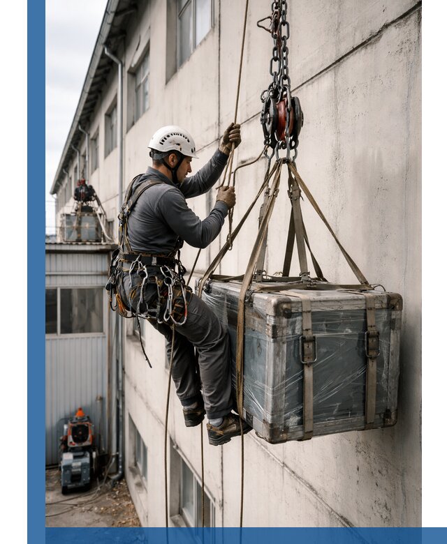 Подъем грузов на высоту в Алексине для промышленных объектов