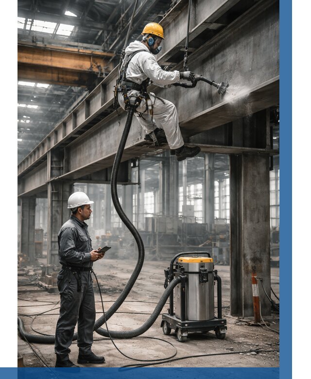 Обеспыливание конструкций в цехе в Алексине от 4615 р. | ВЫСОТНИК-Лкс