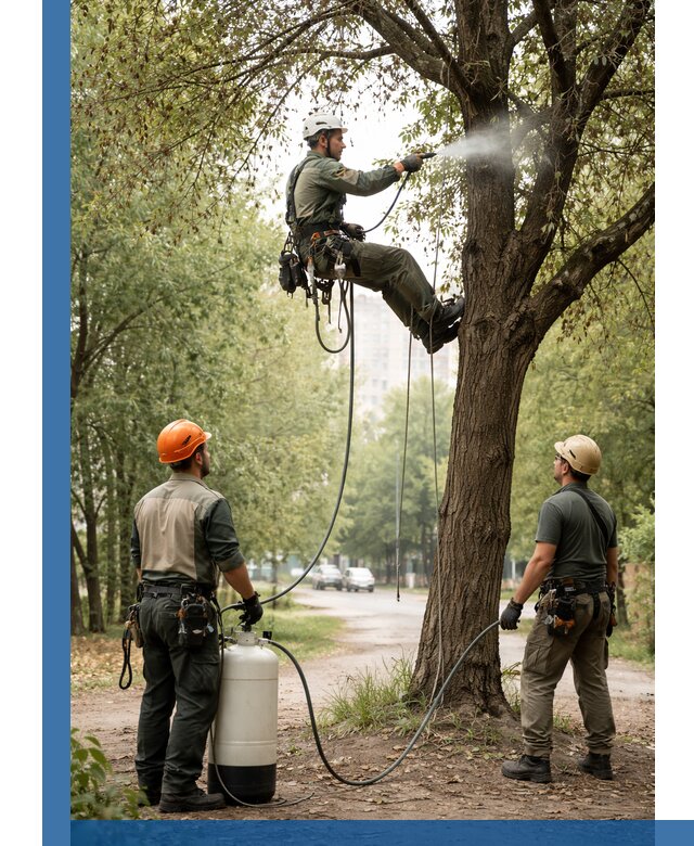 Обработка деревьев от вредителей в Алексине профессиональная защита