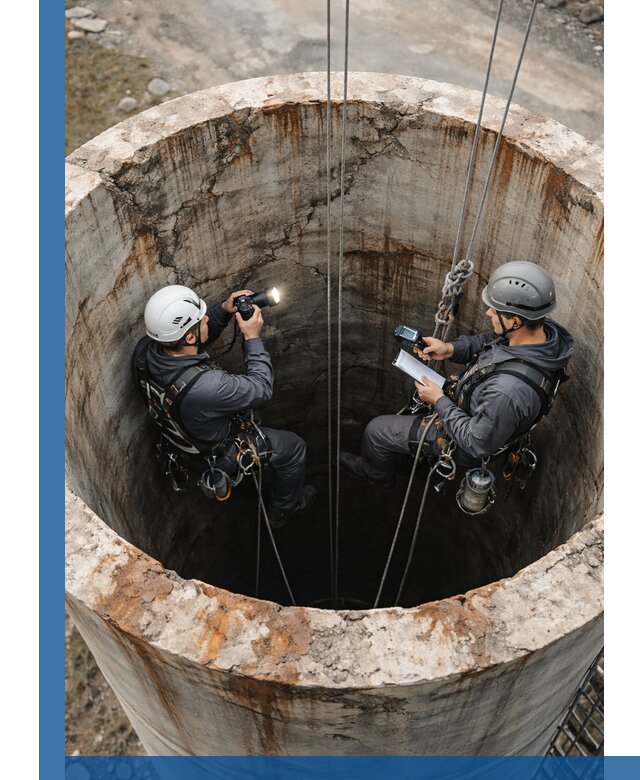 Обследование дымовой трубы: диагностика и оценка состояния в Алексине