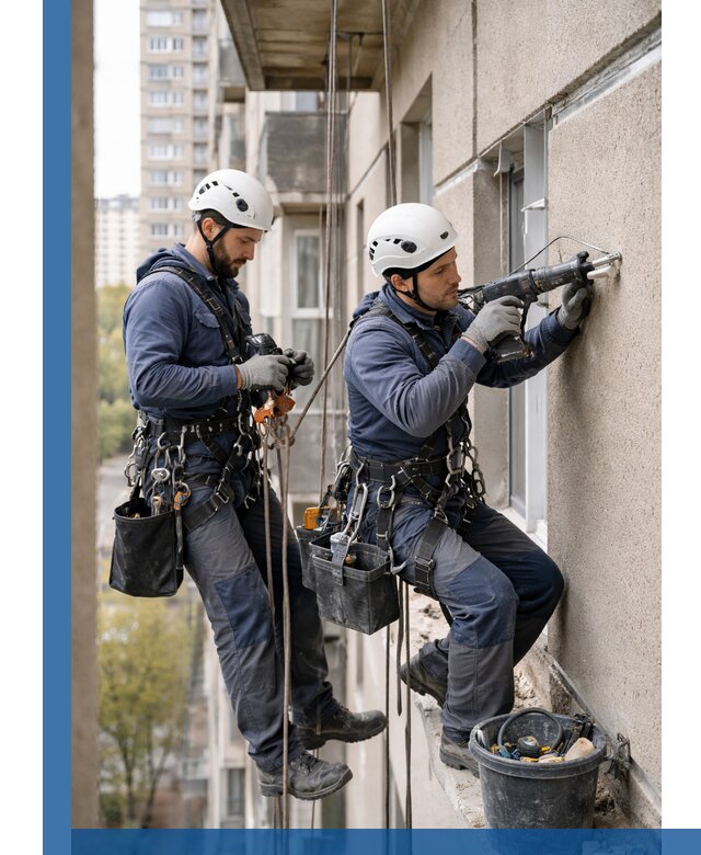 Промышленные альпинисты высотные работы и монтаж в Алексине